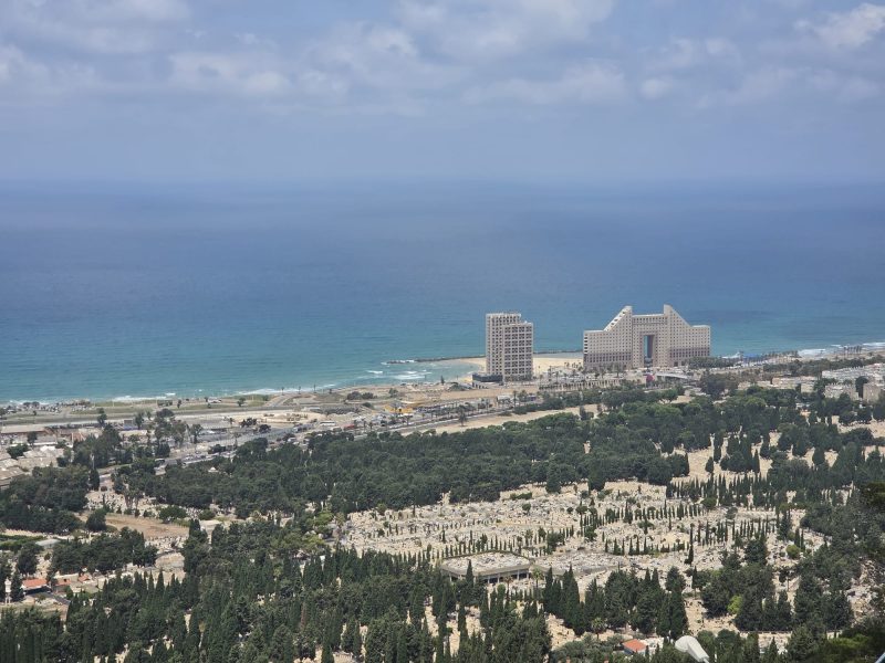 תמונה של נוף נשקף מדירה להשכרה בחיפה